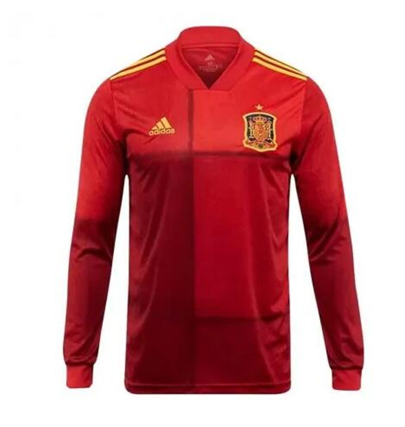 camisetas primera equipacion de espana 2020 manga larga